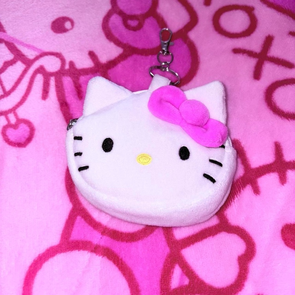 Hello kitty plush pouch